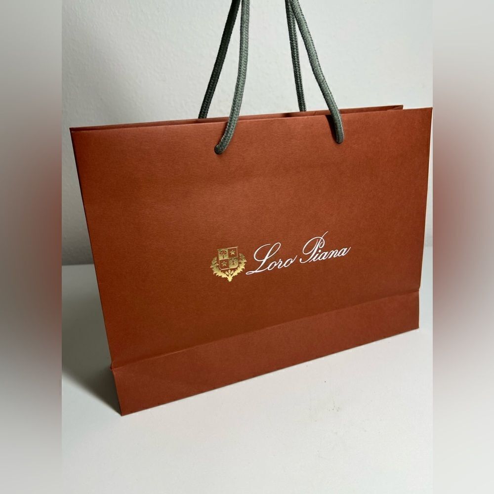 Loro Piana Paper Gift Bag 12” x 8,5” x 3”